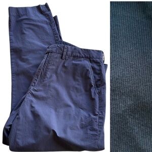J Crew Slim Bedford Charcoal Gray Pinstripe Cotton Pants 36 x 30